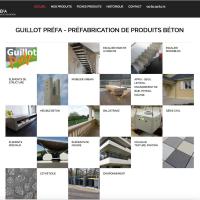 Guillot Préfa Préfabrication de produits béton - http://www.guillotprefa.fr - RESPONSIVE tous écrans